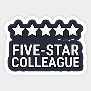 Five star colleague Sticker